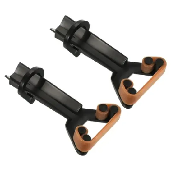 Unique Bargains Plastic Lightweight Portable Billiard Cue Tips Black 3.4 x 1.9 Inch 2 Pcs image {6}