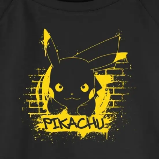 Junior's Pokemon Pikachu Mural Sweatshirt image {1}