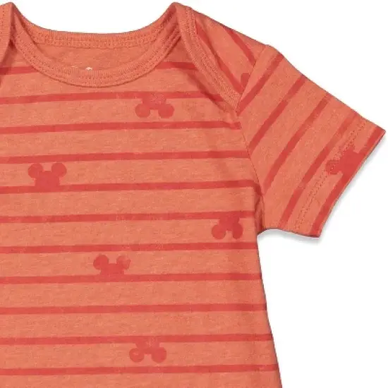 Disney Mickey Mouse 3 Pack Short Sleeve Bodysuits  image {5}