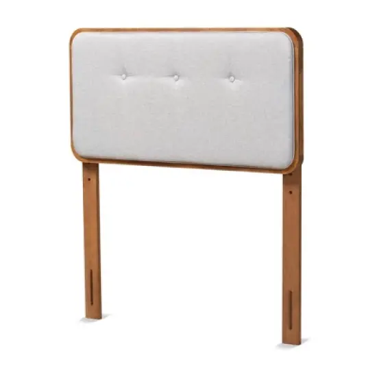 Twin Palina Upholstered and Wood Headboard - Baxton Studio image {5}