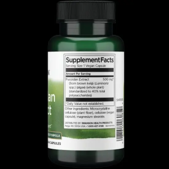 Swanson Fucoidan Extract 500 mg 60 Veg Caps image {1}