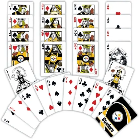 MasterPieces Officially Licensed NFL Pittsburgh Steelers Playing Cards - 54 Card Deck for Adults image {2}