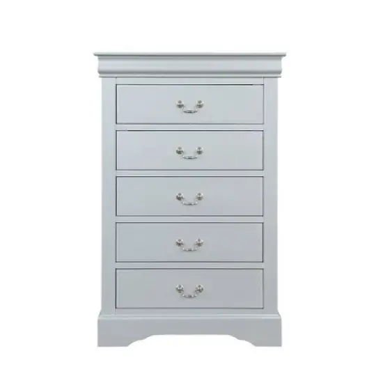 Acme Furniture Louis Philippe Dressers Platinum Finish image {9}