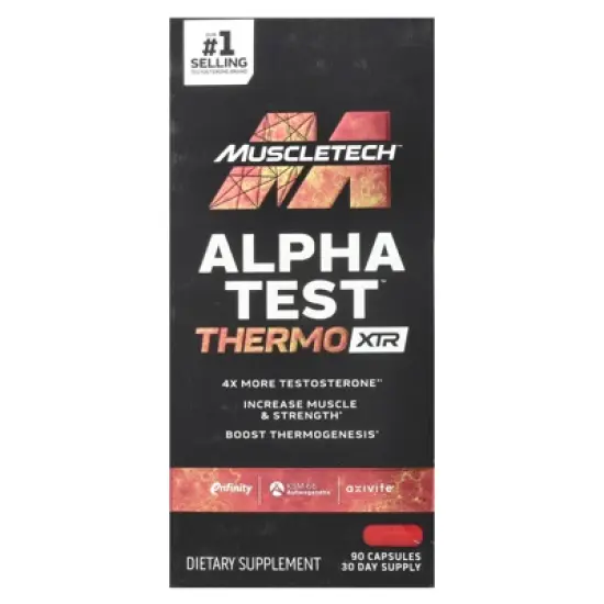 MuscleTech AlphaTest&trade; Thermo XTR, 90 Capsules image {4}