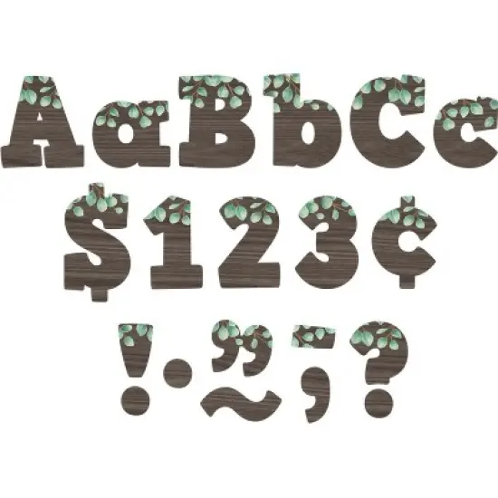 Teacher Created Resources&reg; Eucalyptus 4" Bold Block Letters Combo Pack image {2}