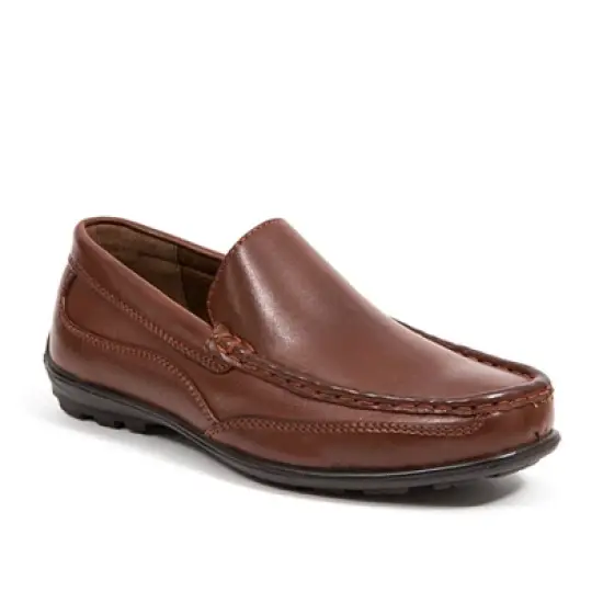 Deer Stags Boys' Booster Driving Moc Slip-On image {8}