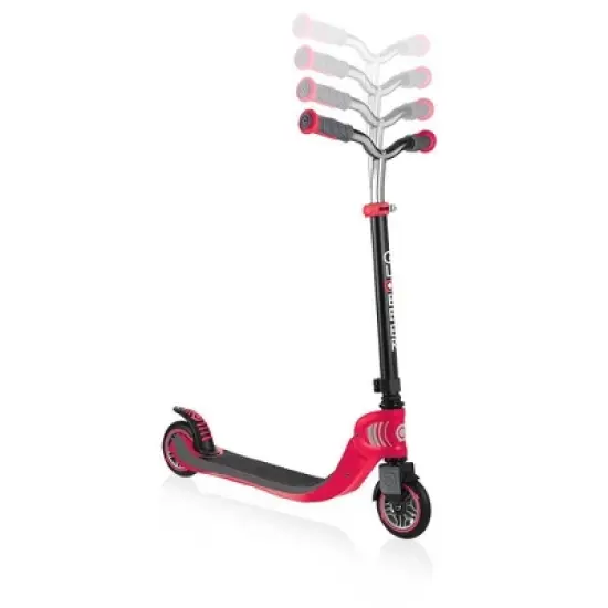 Globber Flow 125 Foldable Kick Scooter - Red image {4}