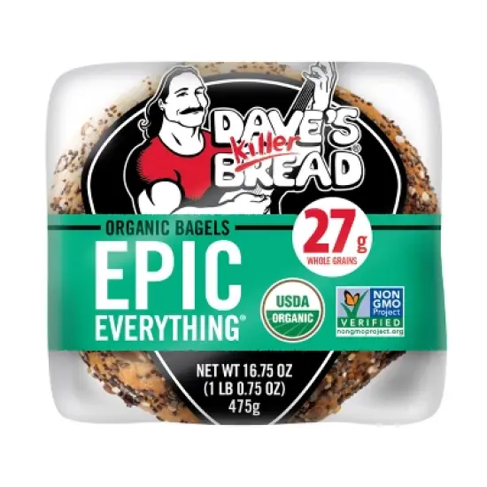 Dave's Killer Bread Epic Everything Organic Bagels - 16.75oz image {14}