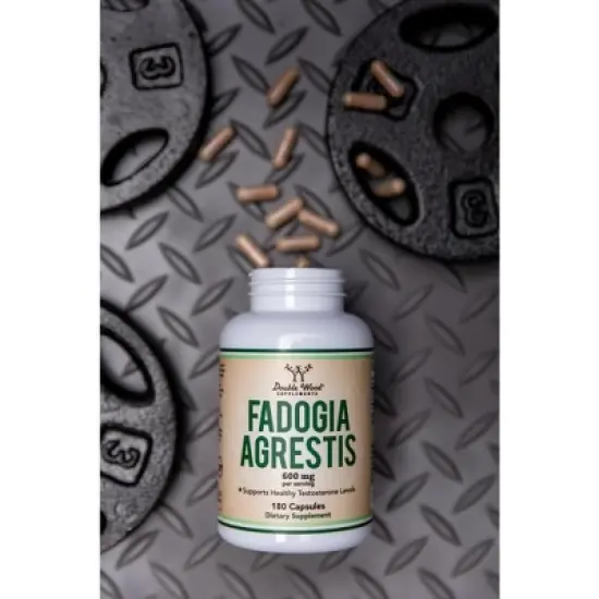 Fadogia Agrestis - 180 x 300 mg capsules by Double Wood Supplements - Supports Testosterone Levels and Athletic Performance image {3}