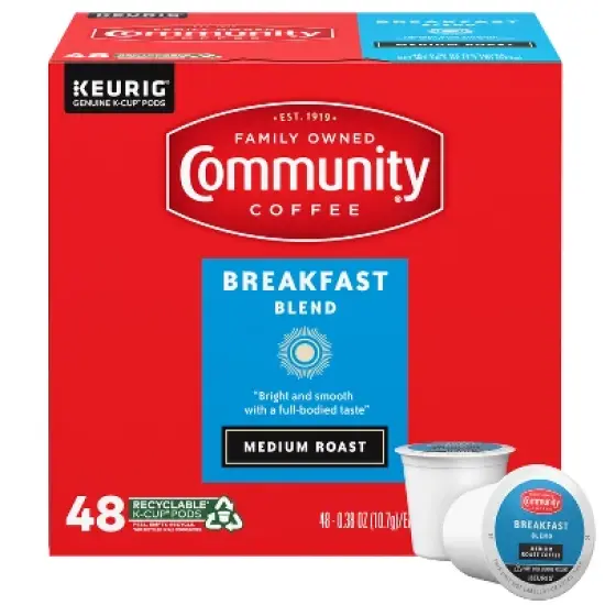 Community Breakfast Blend Coffee Pods - 48ct/18.1oz image {7}