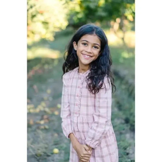 Hope & Henry Girls' Long Sleeve Tiered Ruffle Neck Dress, Infant image {1}