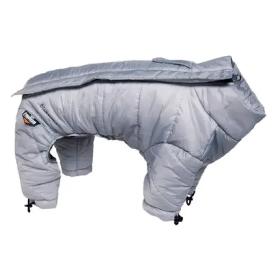 Dog Helios Thunder-Crackle Full-Body Waded-Plush Adjustable and 3M Reflective Dog Jacket - Gray image {3}