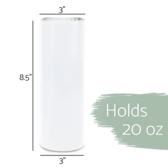 100 North 20 Ounce Stainless Steel On the Go Travel Tumbler With Push Top Lid, Brittany Spaniel Paint Splatter image {1}