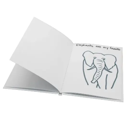 Hayes Publishing Hardcover Blank Book, 8-1/2" x 11" Portrait, Class Pack 12 image {1}