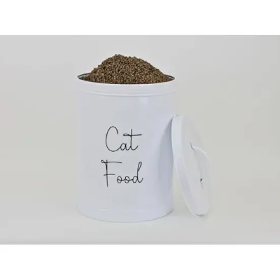 Midlee Metal Cat Food Storage Container image {2}