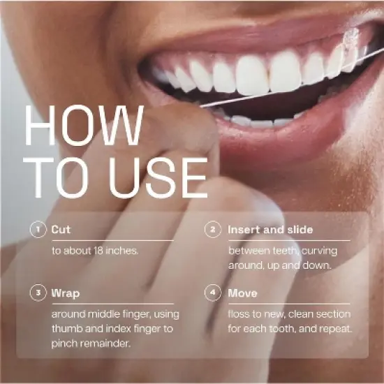 Reach Waxed Dental Floss Mint 55 Yards image {6}