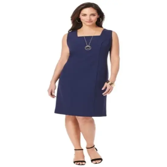 Jessica London Women&rsquo;s Plus Size Bi-Stretch Sheath Dress image {5}