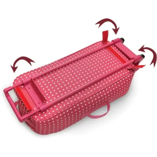 Badger Basket Trolley Doll Travel Case with Bed image {10}