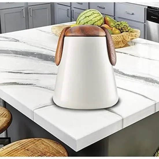 nambe Dog Treat Jar image {4}