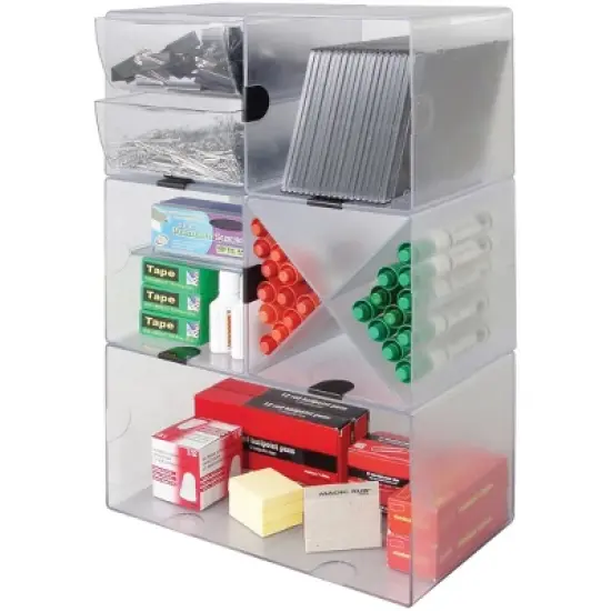 Deflecto Stackable Cube Organizer image {10}