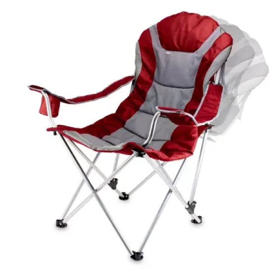 MLB Philadelphia Phillies Reclining Camp Chair - Dark Red image {1}