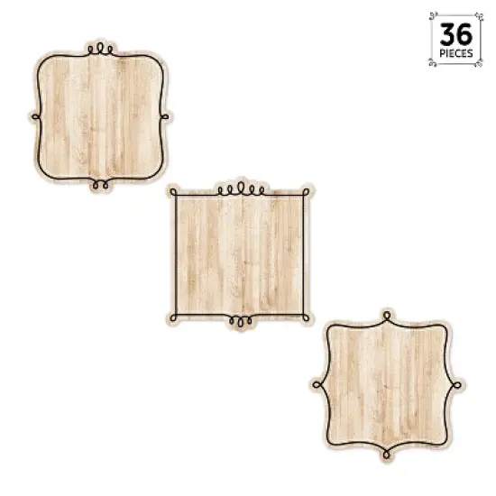 Creative Teaching Press&reg; Core Decor Loop-de-Loop on Wood 6" Designer Cut-Outs, Pack of 36 image {1}