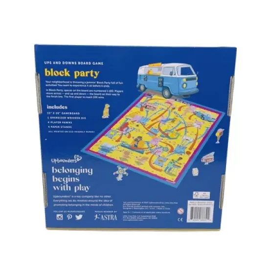 Upbounders by Little Likes Kids Block Party Board Game image {2}