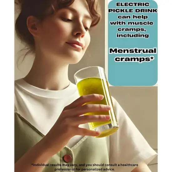 Food Crush Electric Pickle Drink w/ Celtic Salt-Relieves Leg Cramps & Dehydration, Electrolyte Hydration Dill Juice Drink, 32 Shots image {3}