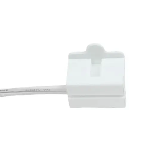 Novelty Lights White Snap-On Vampire Plug SPT-2 for C9/C7 Socket or Zip Cord Wire image {6}