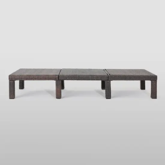 Jamaica Wicker Patio Chaise Lounge with Cushion <br> - Christopher Knight Home image {4}