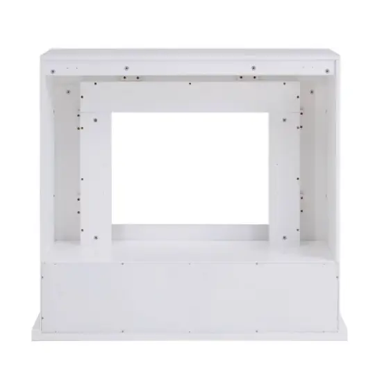 Lockman Stainless Steel Fireplace White - Aiden Lane image {8}