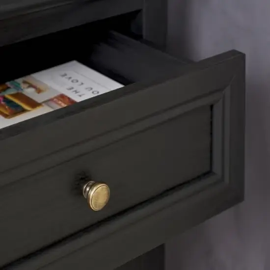 Sondra 1 Drawer 1 Shelf Nightstand - NST9609 - Safavieh image {1}