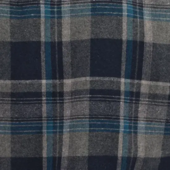 Falcon Bay Mens Soft Yarn Dyed Button Down Flannel Shirt image {2}