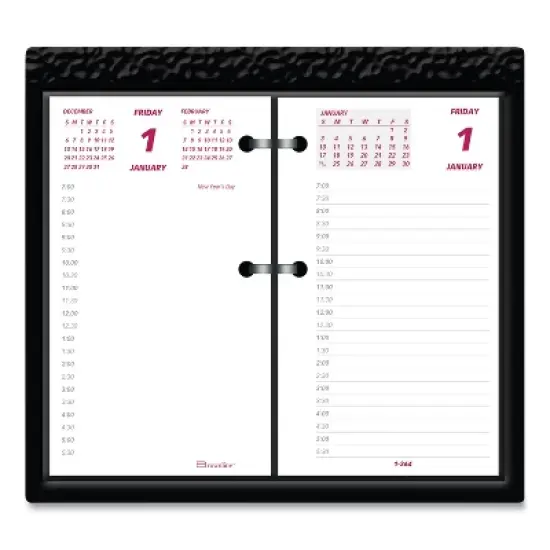 Daily Calendar Pad Refill, 6 x 3.5, White/Burgundy/Gray Sheets, 12-Month (Jan to Dec): 2026 image {4}