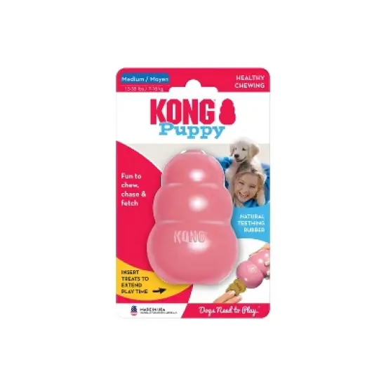 KONG Puppy Dog Toy - Pink image {3}