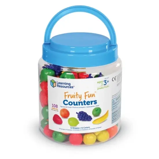 Learning Resources Fruity Fun Counters, Set of 108 image {1}
