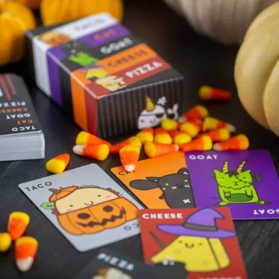Dolphin Hat Games Taco Cat Goat Cheese Pizza Halloween Card Games: Creative Thinking, 3-8 Players, Party Fun image {2}