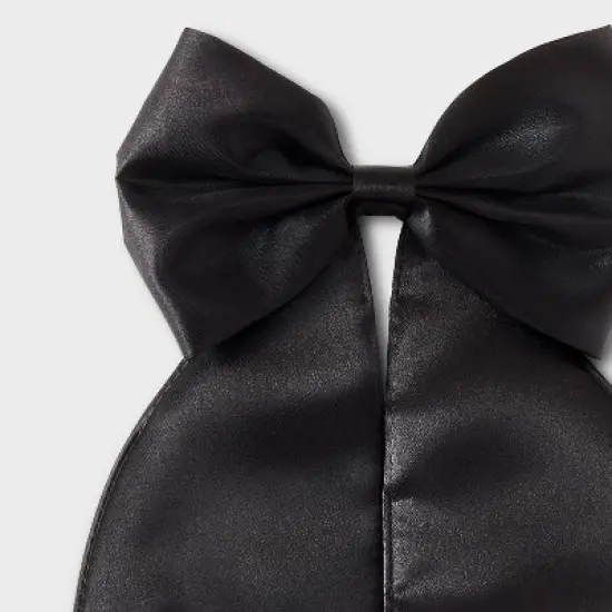 Halloween Bat Wings Hair Bow Clip - Black image {2}