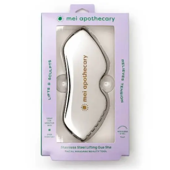 Mei Apothecary Stainless Steel Lifting Gua Sha Tool image {5}