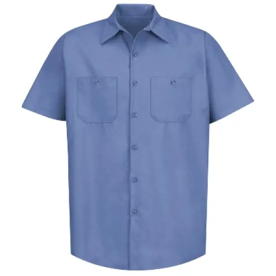 Red Kap&reg; Men's Short Sleeve Industrial Work Shirt image {17}