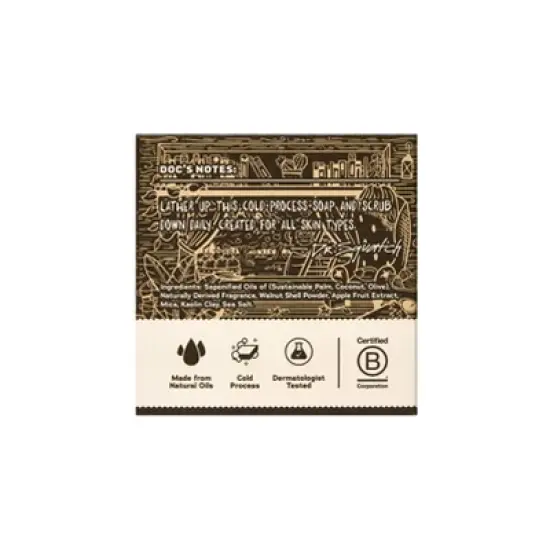 DR. SQUATCH Men's All Natural Bar Soap - Flannel Forest - 5oz image {1}