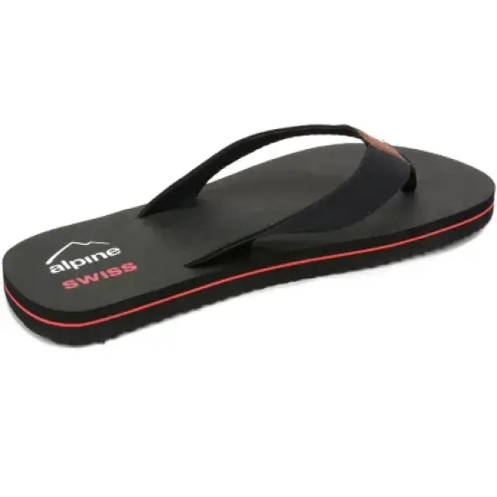 Alpine Swiss Mens Flip Flops Beach Sandals Lightweight EVA Sole Comfort Thongs image {2}