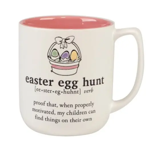 Certified International (Set of 4) 18oz Easter Words Mugs image {5}