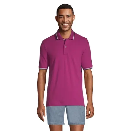 Lands' End Men's Short Sleeve Comfort-First Mesh Polo Shirt image {6}