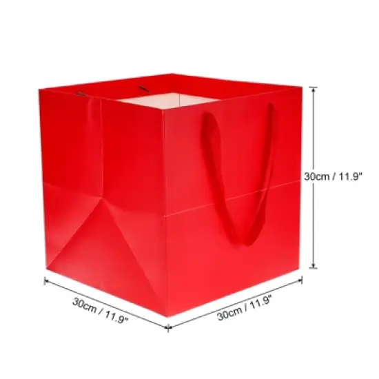 Unique Bargains Paper Gift Bag with Handle Storage Bag image {1}