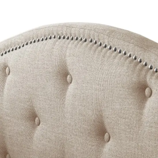 Fairfield Tufted Fabric Day Bed with Trundle - CorLiving image {3}