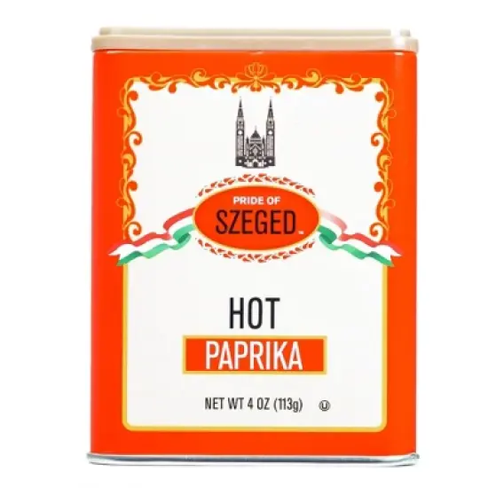 Szeged | Pride of Szeged Hot Paprika Powder | 4 oz | Gourmet Spice | 1-Pack image {8}