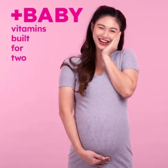 Pink Vitamins Vibrant Prenatal Multivitamin + DHA Gummies - Natural Berry - 60ct image {4}