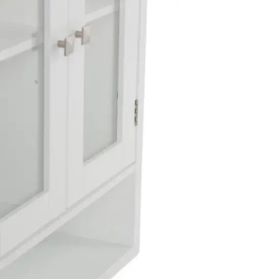 Normandy Double Door Wall Bath Cabinet White - WyndenHall image {6}