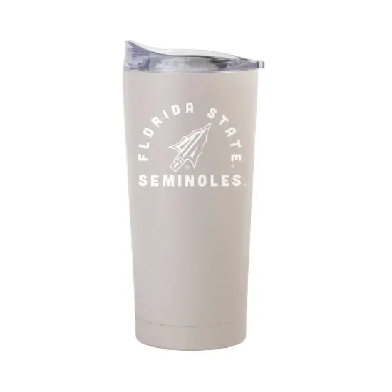 NCAA Florida State Seminoles Sand Powder Coat Tumbler - 20oz: Insulated Stainless Steel image {2}